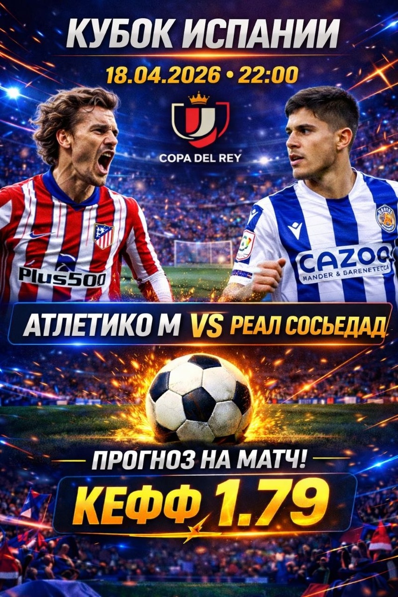 Атлетико М — Реал Сосьедад прогноз на футбол.