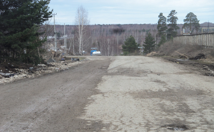 Здесь начинается улица Русское поле