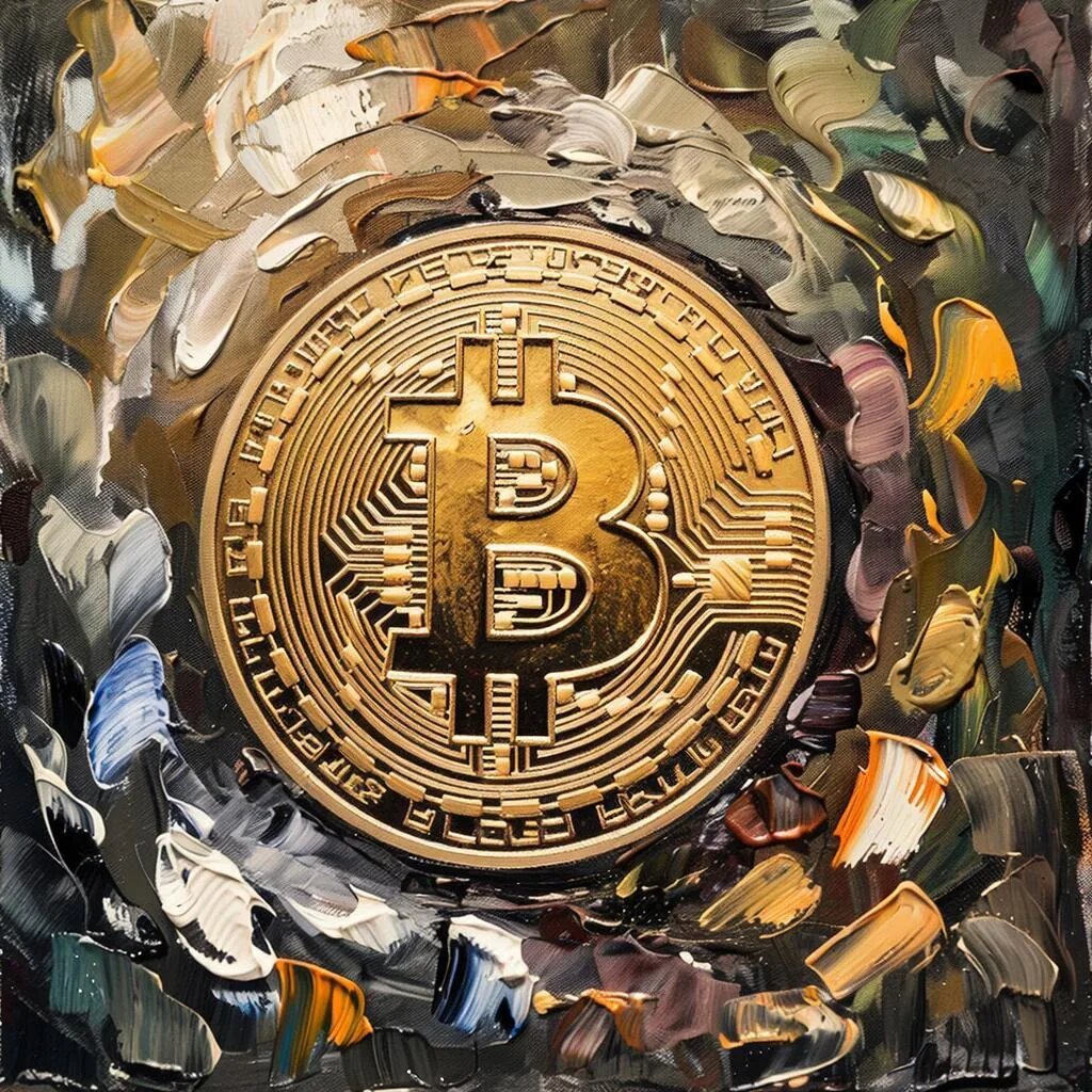 Криптовалюта. Иллюстрация сгенерирована нейросетью