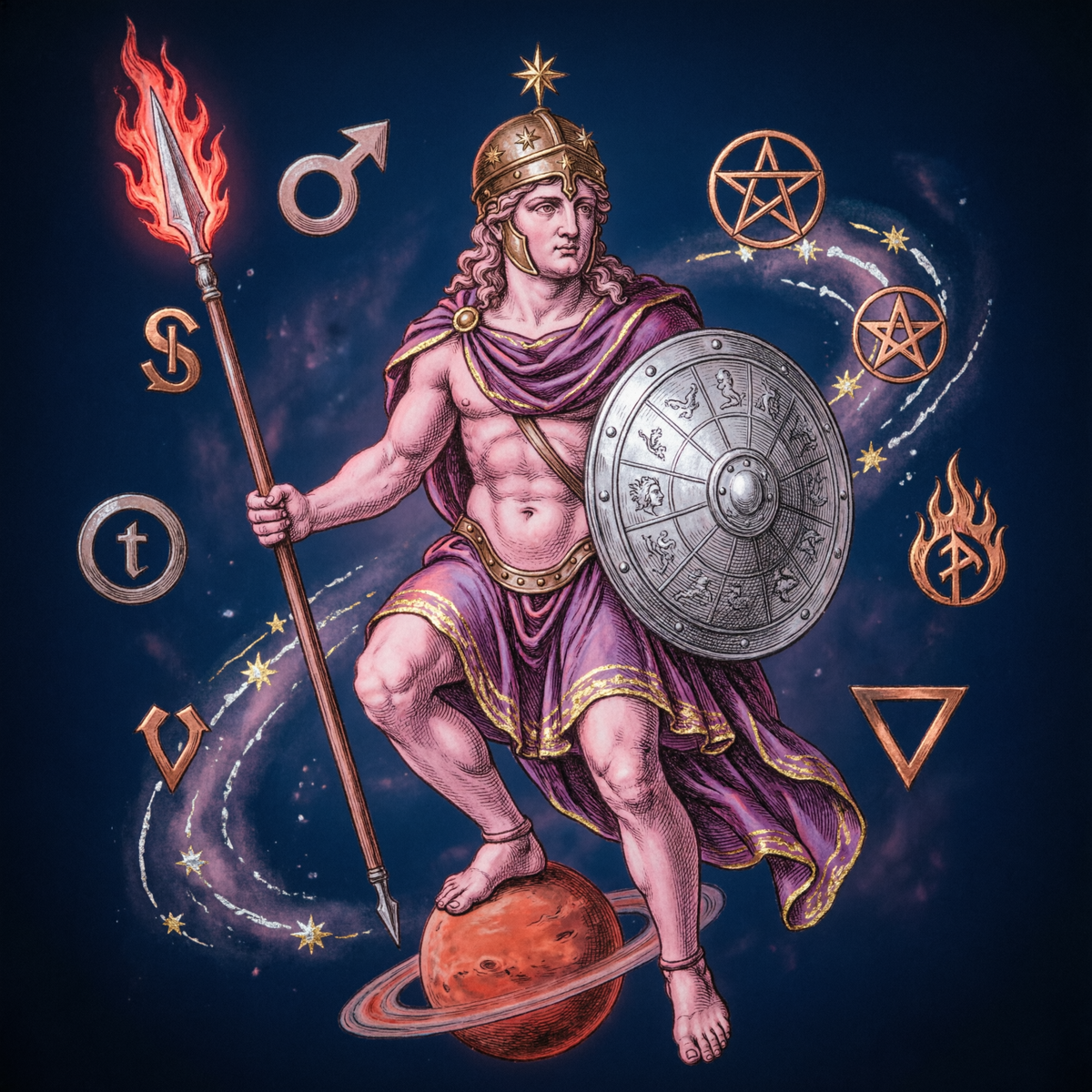 Марс в 4 доме