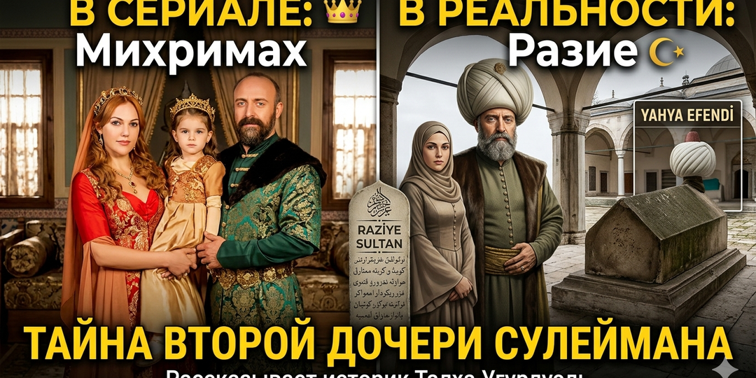 Почему в «Великолепном веке» скрыли правду о второй дочери Сулеймана? Рассказывает историк