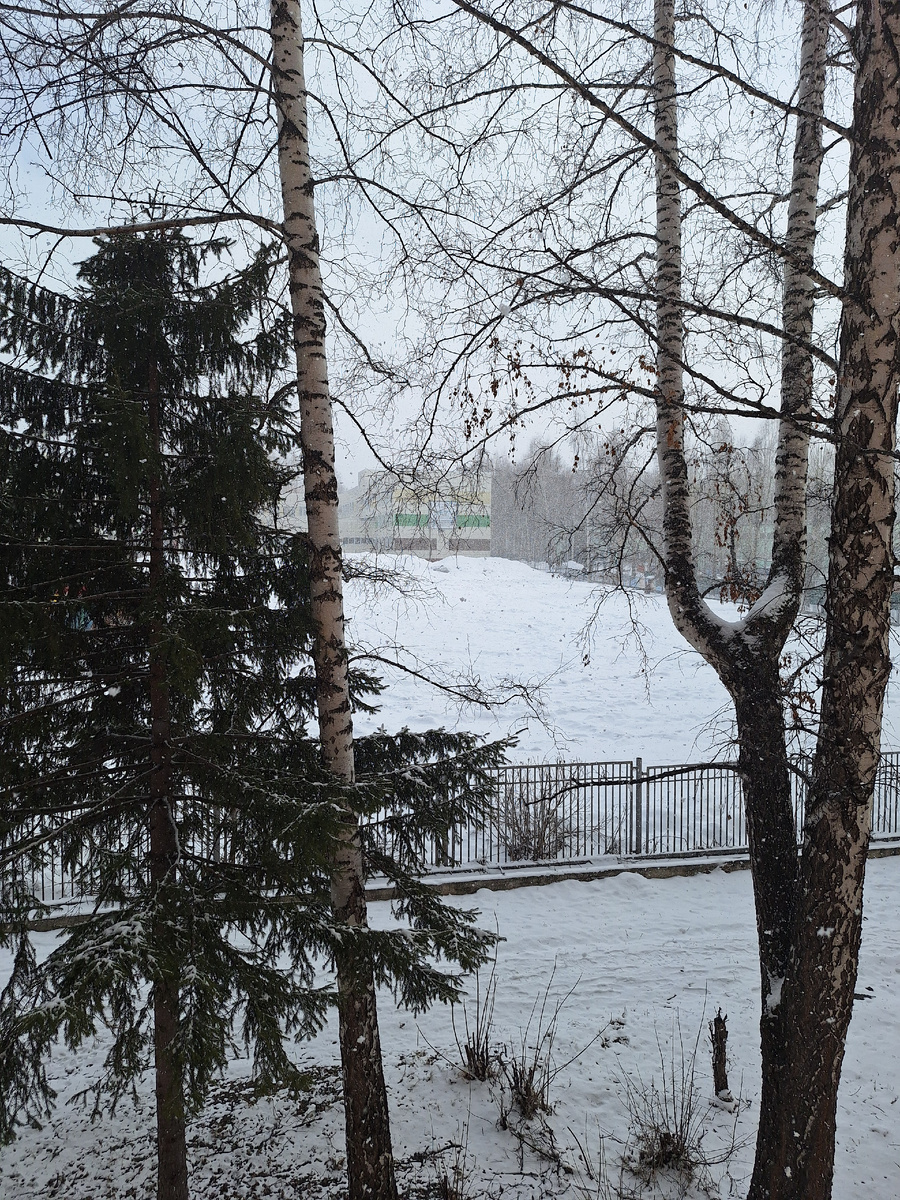 За окном вот так.