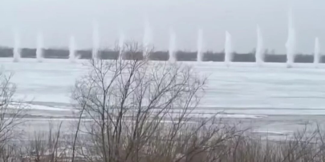 После ледовзрывных работ в Томске снизился уровень воды