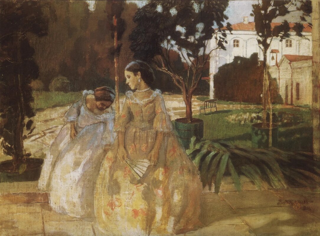 Виктор Борисов-Мусатов. Гобелен. 1901