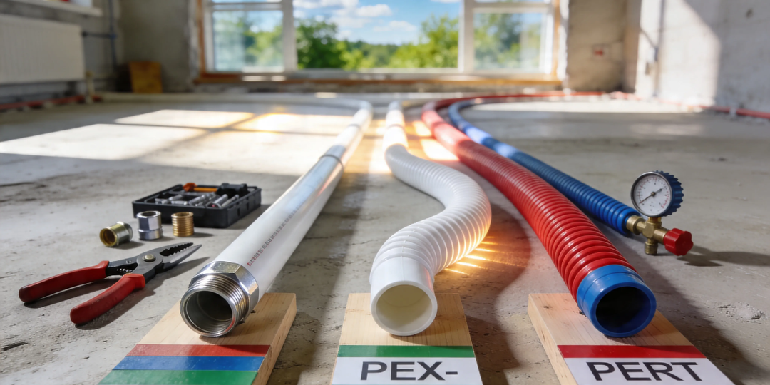 Металлопластик, PEX или PERT? Выбираем трубу для теплого пола на 50 лет