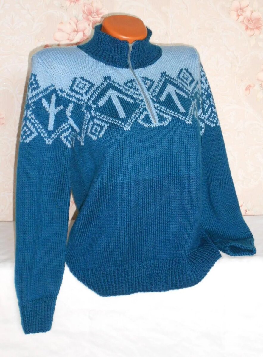 Олимпийка. Вязала по фотографии. Фото и работа Автора канал "Вязание для Вас"