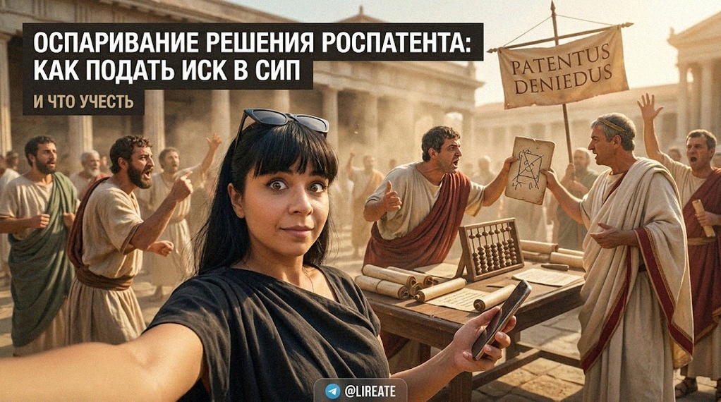    Как правильно оспорить решение Роспатента и подать иск в СИП Лирейт