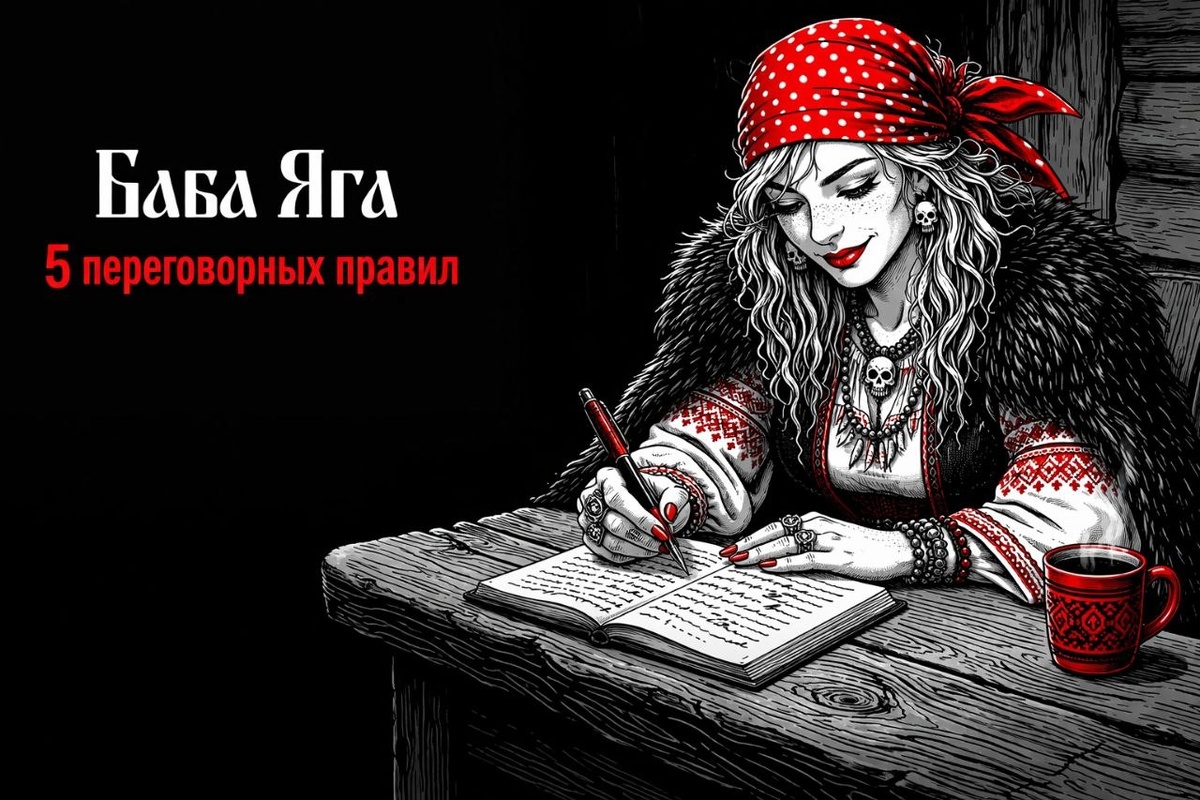 Как переговоры видятся глазами Бабы Яги. Напомню, настоящей, реализованной, с несколькими успешными направлениями бизнеса и сложенной репутацией. Это нам с вами немаловажно, ибо не любая Яга нам образец проявленности.
