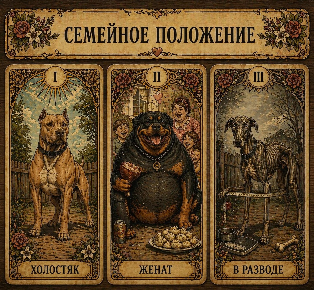 Динамика веса мужчины в зависимости от семейного положения