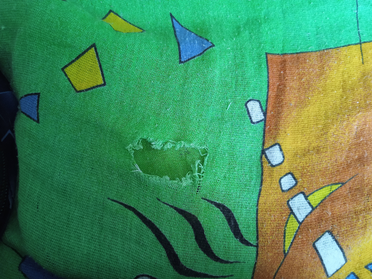 Новая задачка, заплатка. Фото автора 