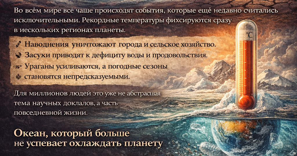 Мир на пороге необратимых изменений: климатический кризис, нанопластик и цена игнорирования фактов