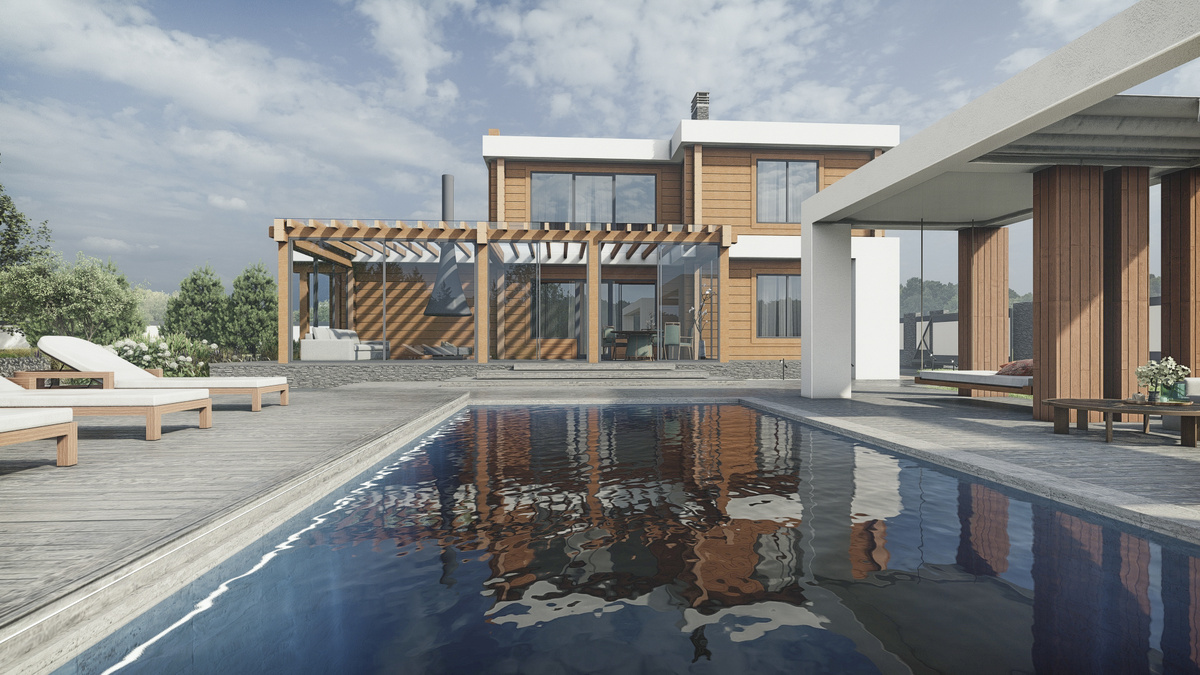 Визуализация к проекту мастерской художественных садов Imaginary Garden