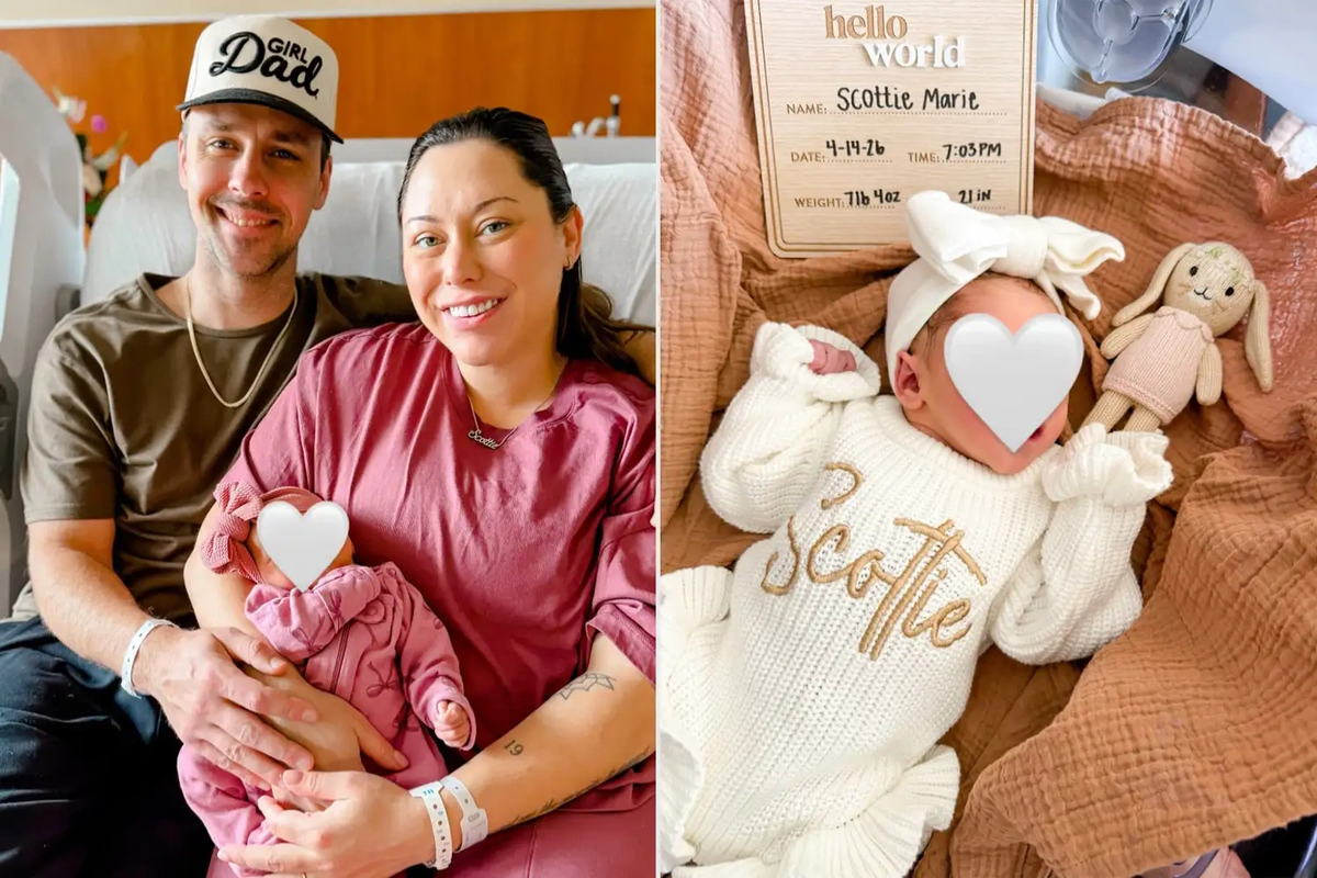    Алайна Скотт с ребенком