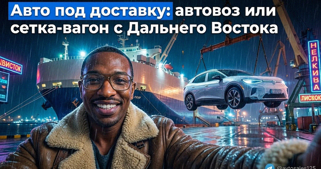 Авто под доставку: автовоз или сетка-вагон с Дальнего Востока