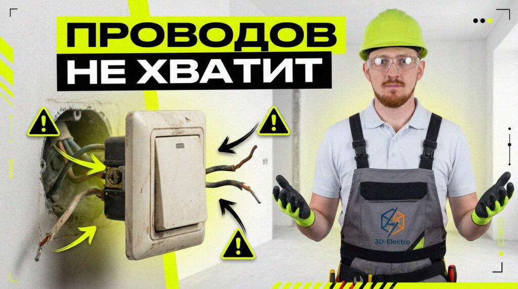    Наглядная схема подключения при переходе с одноклавишного на двухклавишный выключатель 3DElectro
