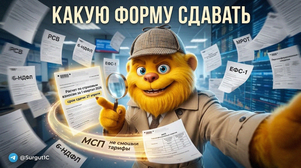    Как правильно заполнить расчет по страховым взносам за 1-й квартал 2026 года в 1С: Пошаговая инструкция и важные изменения от ФНС Команда СБС