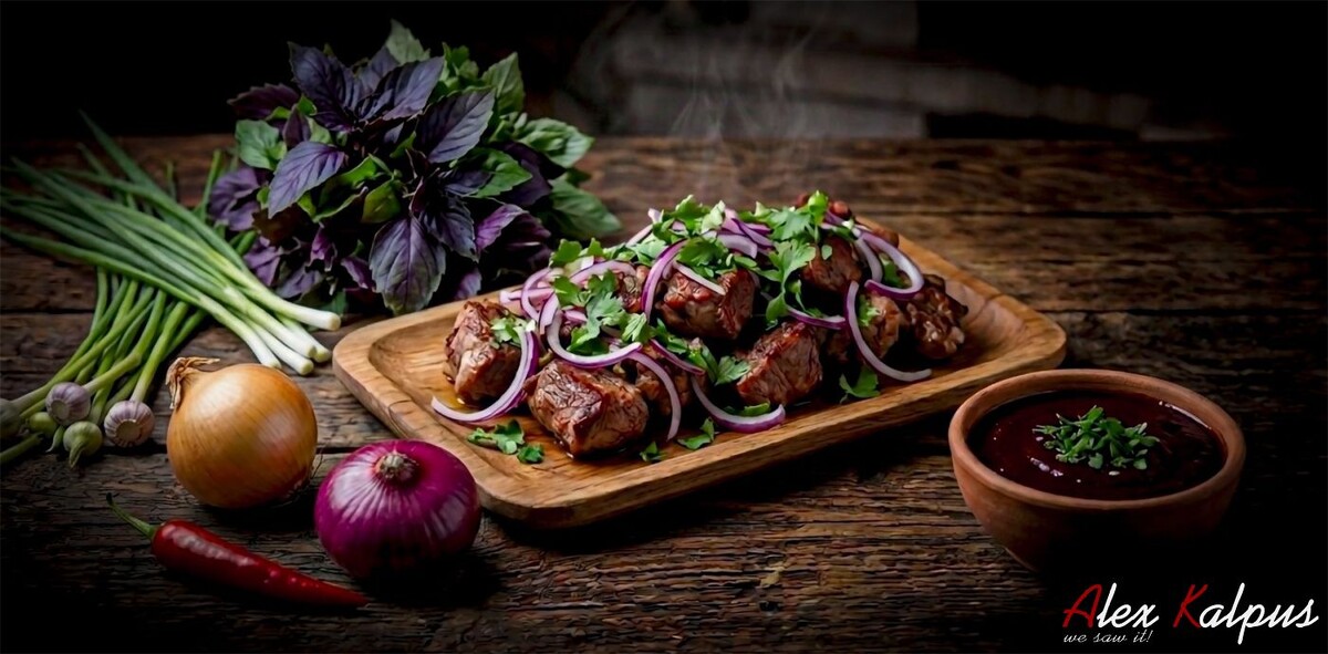 Грузинский редкий сацебели из вишни: яркий вкус, который преобразит любое мясное блюдо