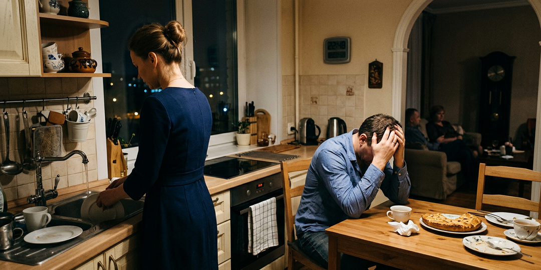 Твоя мать только что назвала меня «бесплодной карьеристкой без роду и племени». Громко, чтобы слышали все гости