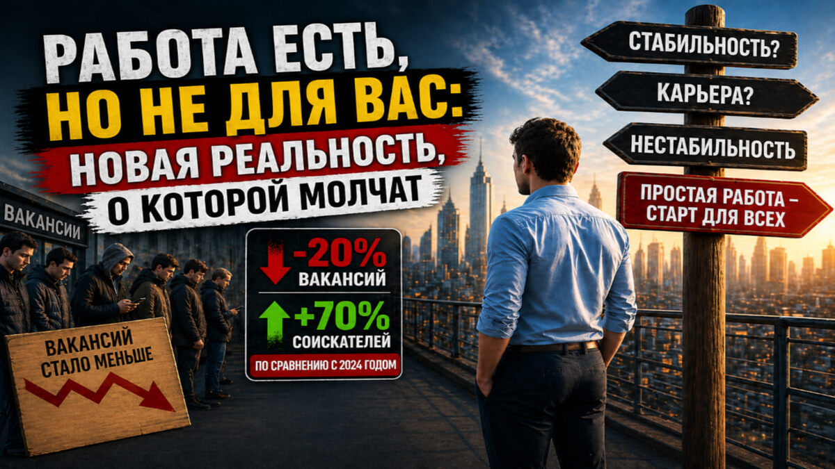 Работа есть, но не для вас: новая реальность, о которой молчат