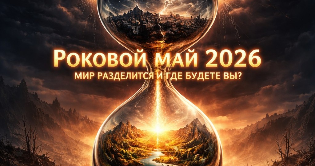 Роковой май 2026 года: почему мир разделится на две реальности и где окажетесь вы.
