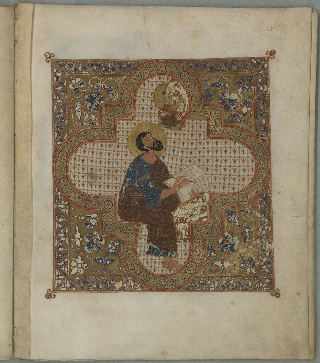 Евангелист Марк. Остромирово Евангелие 1056-1057 гг. РНБ F.п.I.5.