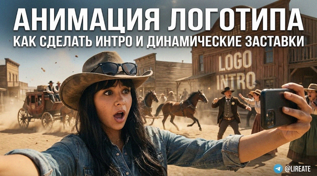    Анимация логотипа - процесс создания интро и динамических заставок Лирейт