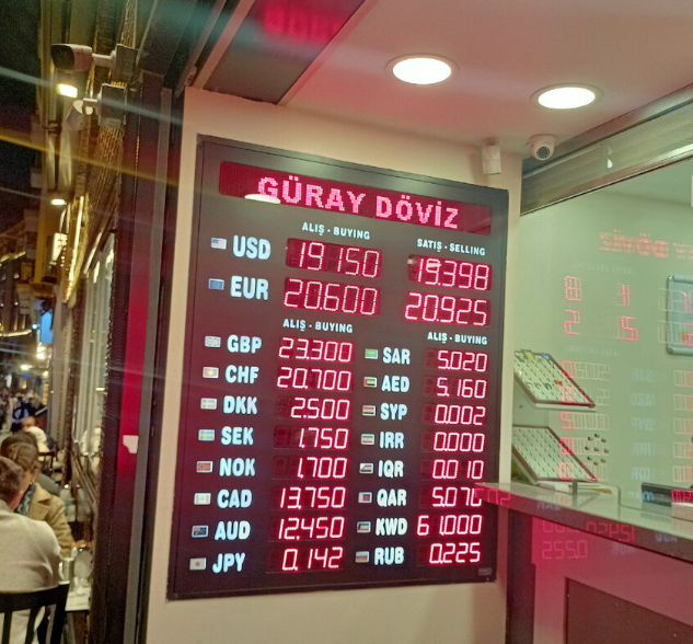 курсс в конце марта 2023 года, Стамбул