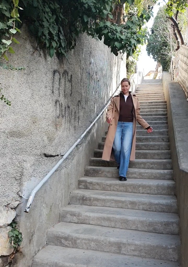 Лестница - популярный туристический объект в Алуште (перелистни -->)