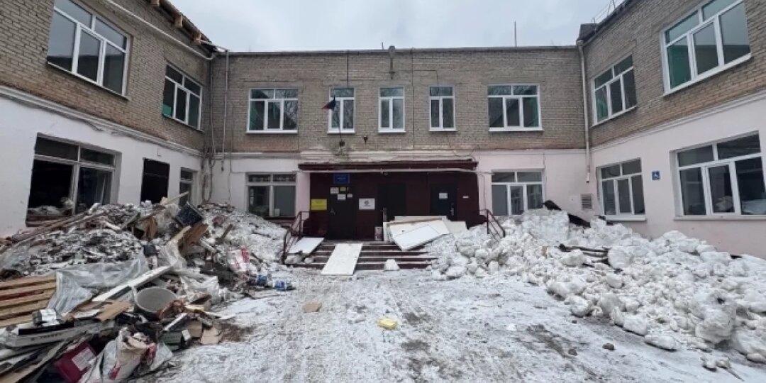 Капремонт в томской школе №45 готов на 26%