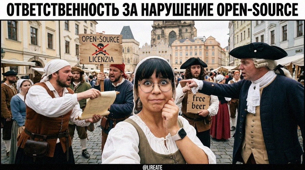    Разбор последствий за нарушение open-source лицензий Лирейт
