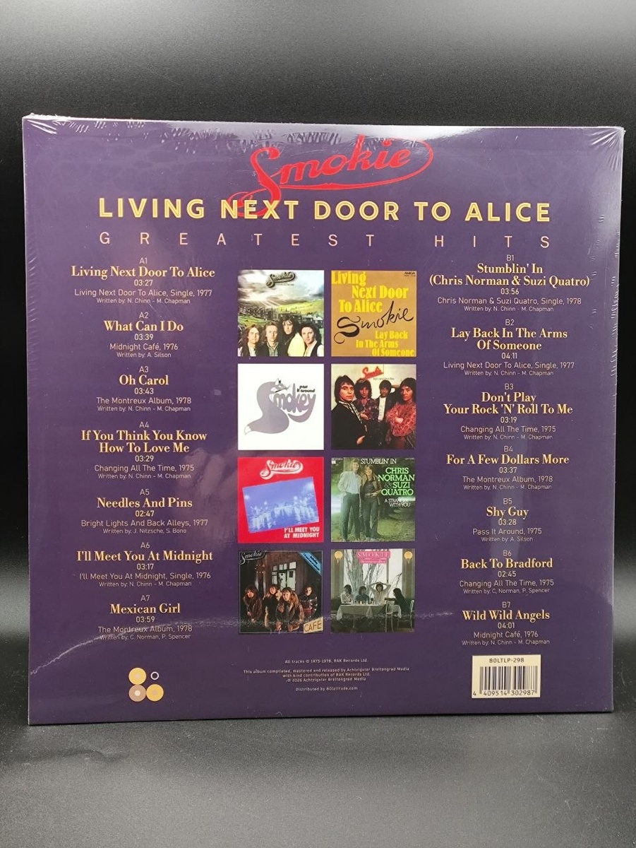 Smokie - Living Next Door To Alice - Greatest Hits, 2026 год, 80 Latituderecords, Германия