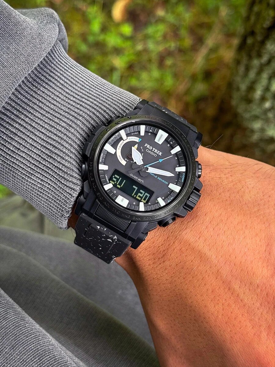 Часы Pro Trek PRW‑61NJ‑1E вышли ограниченным тиражом. Это коллаборация с обществом защиты природы NACS‑J  