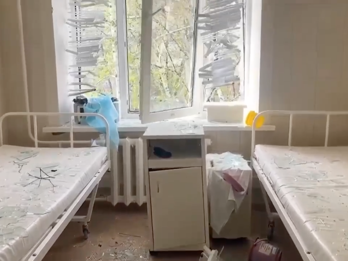    Последствия падения БПЛА рядом с роддомом в Самарской области | © Вячеслав Федорищев/MAX