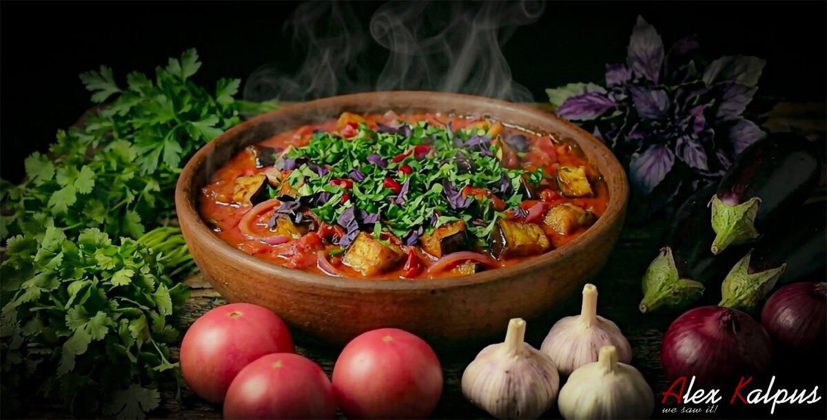 Яркий вкус Грузии: рецепт бадриджанов с помидорами для уютного ужина