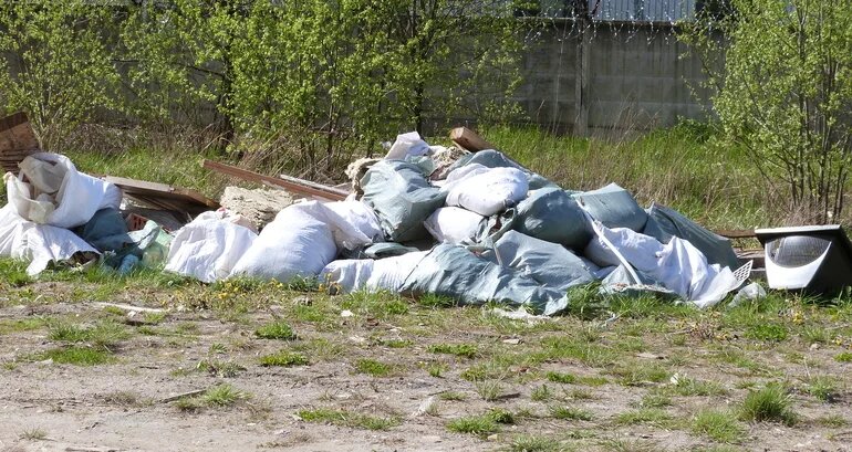 Петербуржцы жалуются на мусор во дворах и на газонах