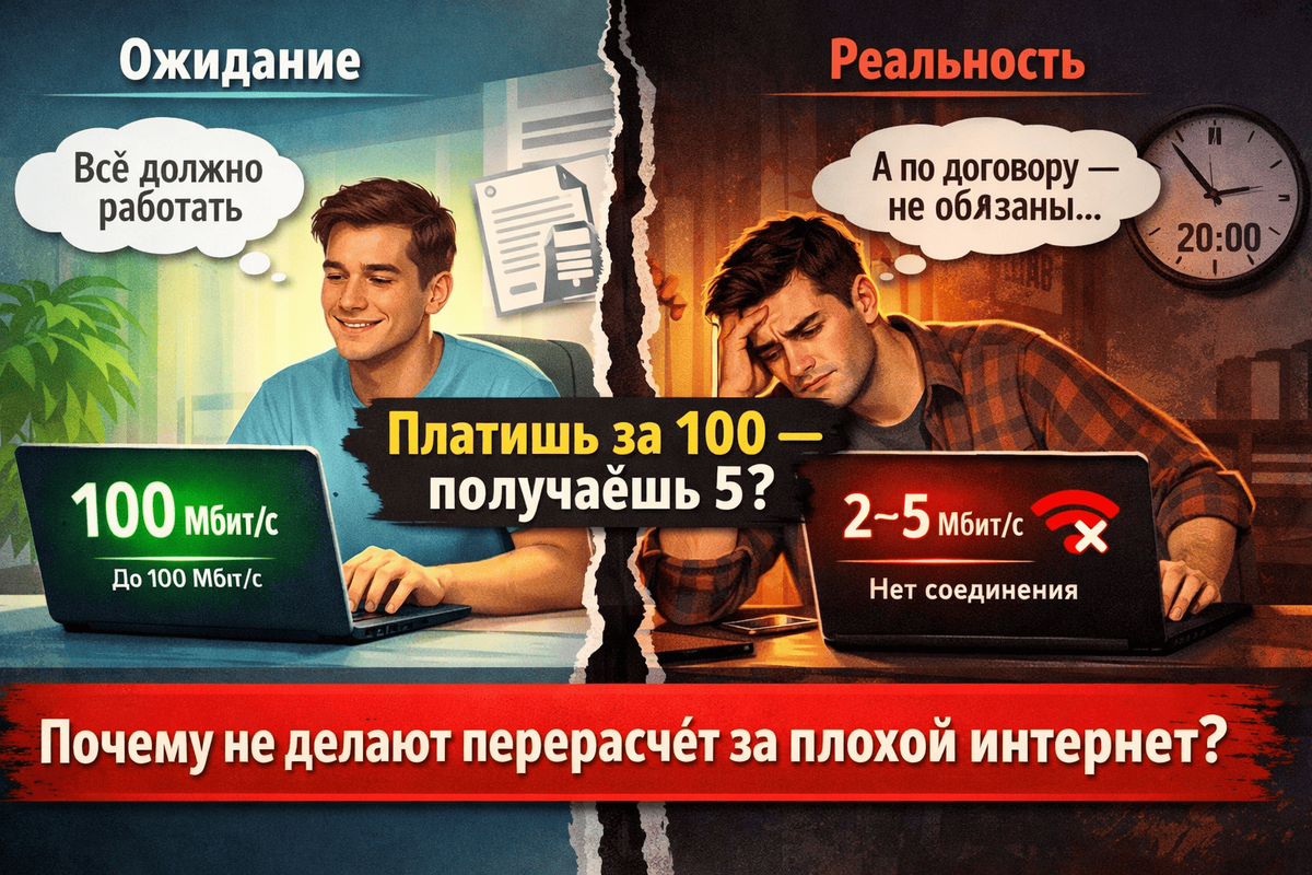 Плохой интернет или хороший интернет