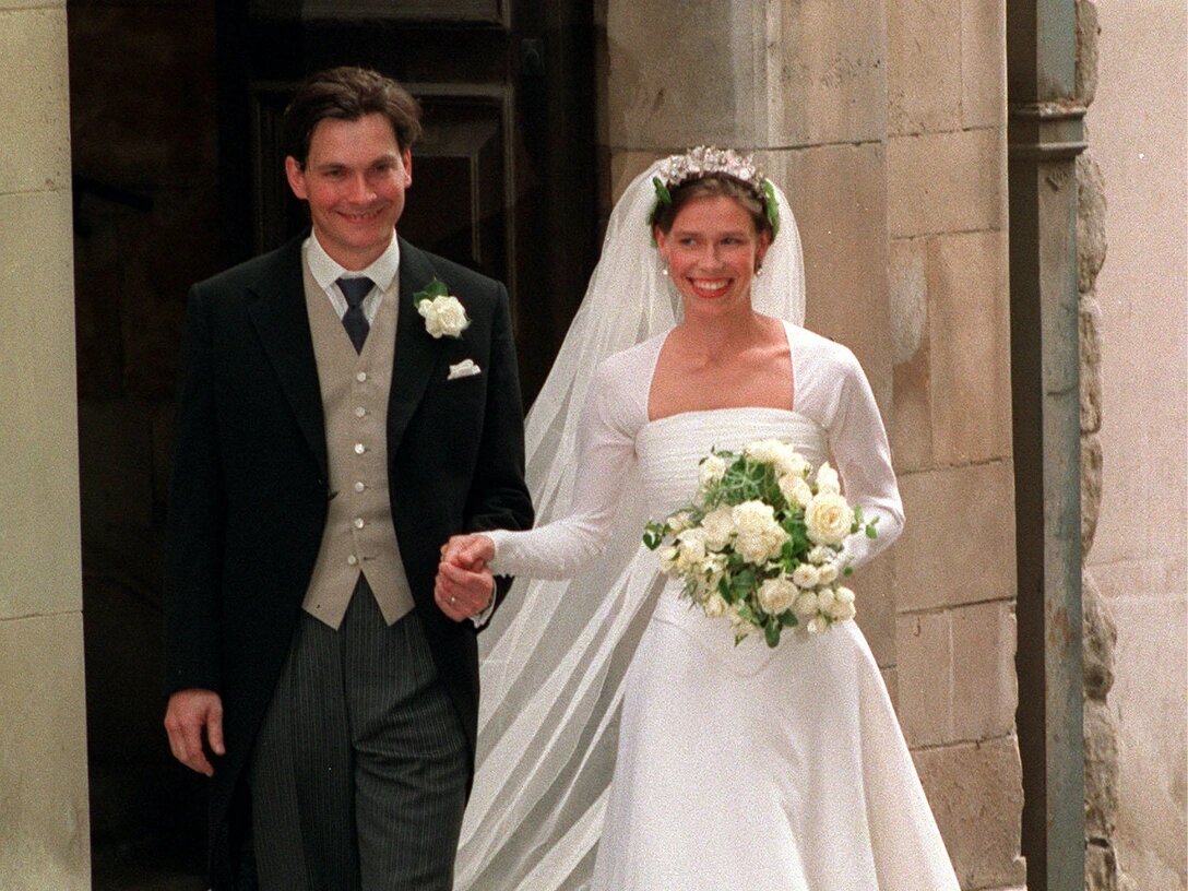 Сара Армстронг-Джонс в день свадьбы