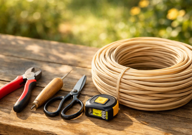 Инструменты для плетения из ротанга: мини-набор для старта