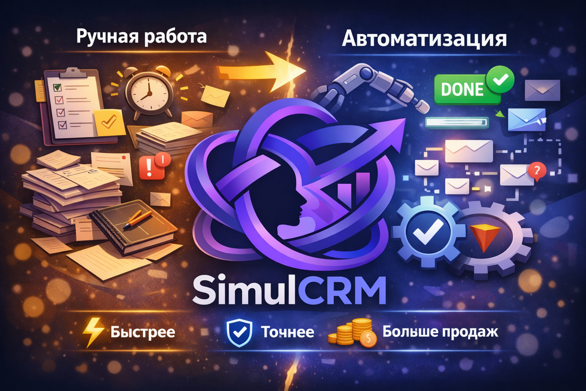 SimulCRM - идеально для малого и среднего бизнеса