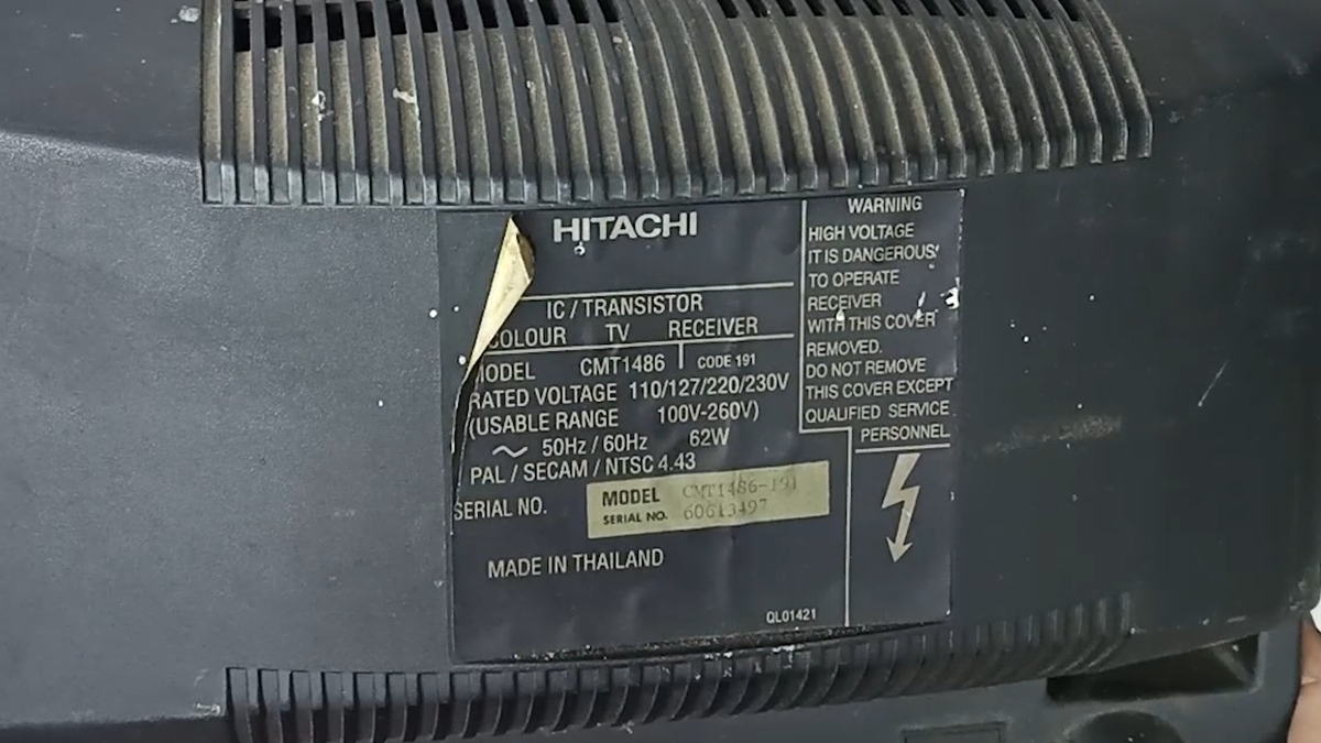 Шилд телевизора Hitachi CMT 1486