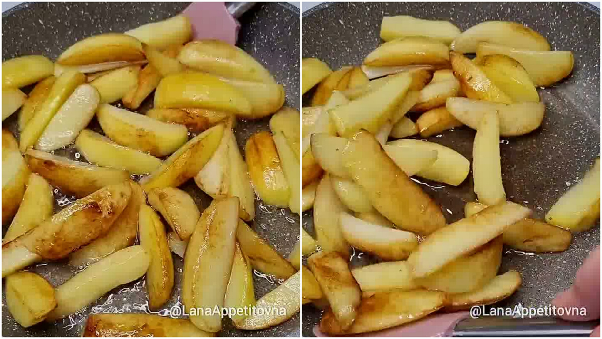 📸 Обжариваем до золотистой корочки.