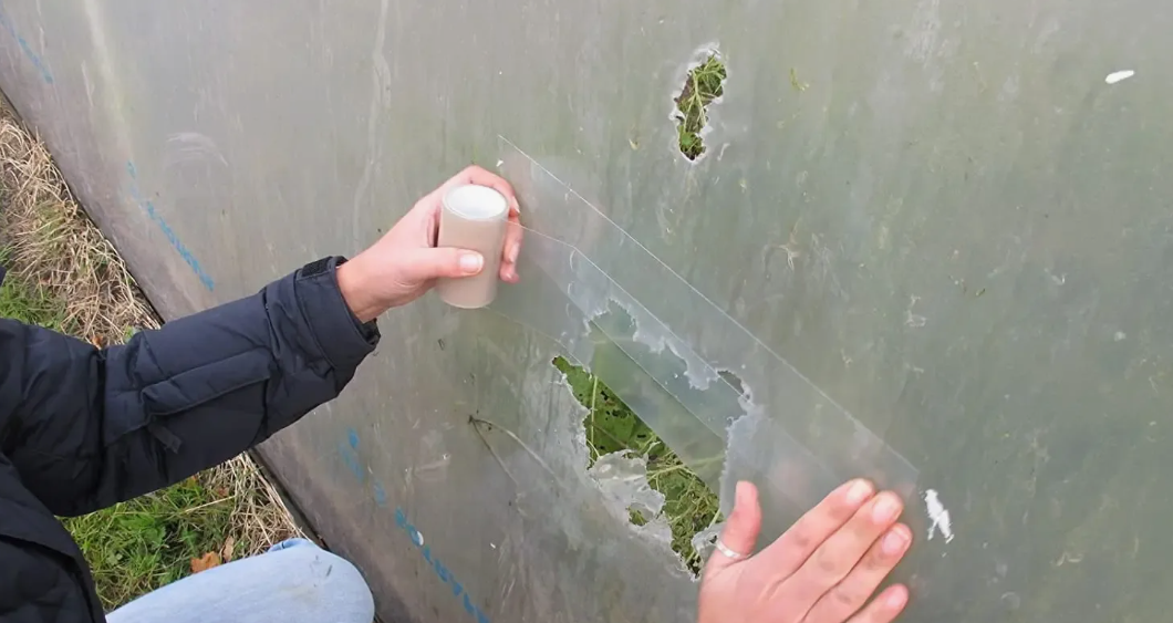 Проверить целостность пленки.