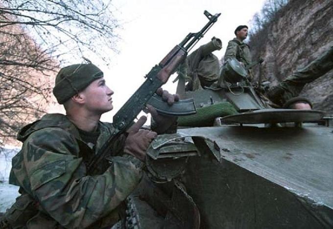 Морская пехота в Чечне...