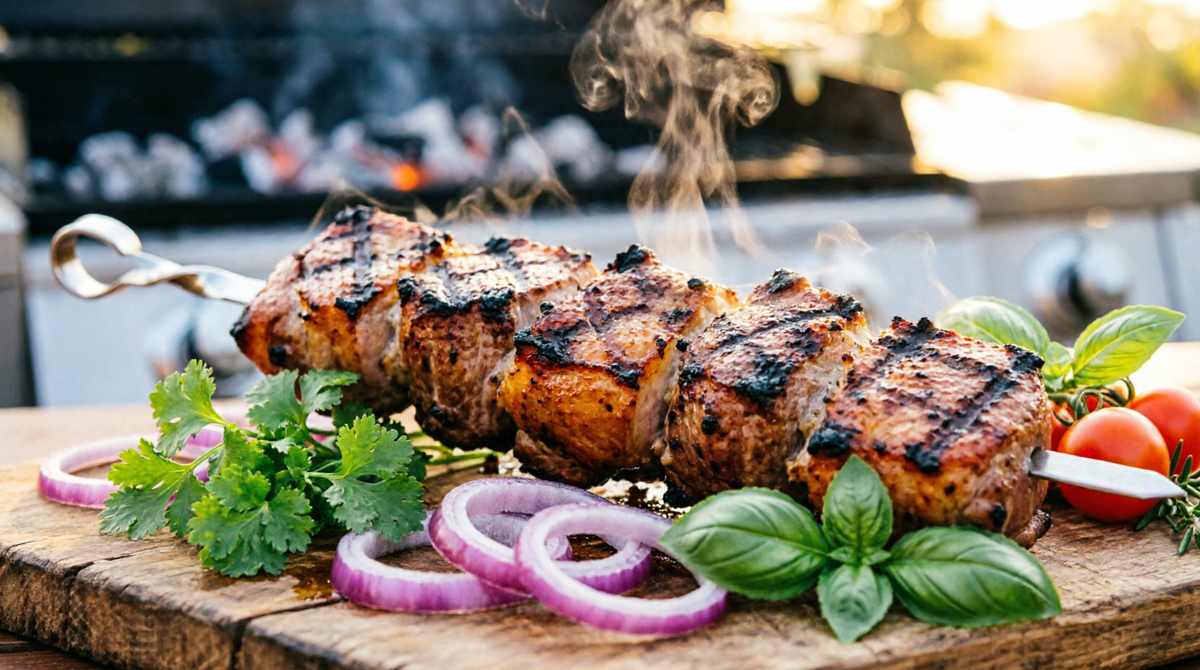 идеальный шашлык из свиной шейки