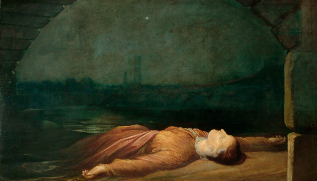 "Утопленница", Джордж Фредерик Уоттс, 1848–1850