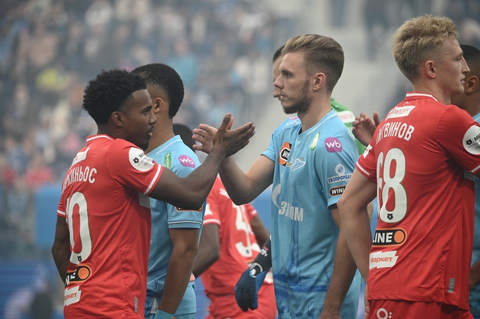    Матч ФК "Зенит"-"Спартак" в 2026 году. Алексей БУЛАТОВ