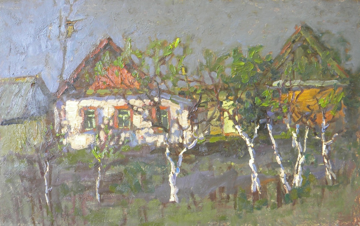 Николай Лукашук "Вишнёвый сад" 2011 холст, масло 50х70 в частной коллекции