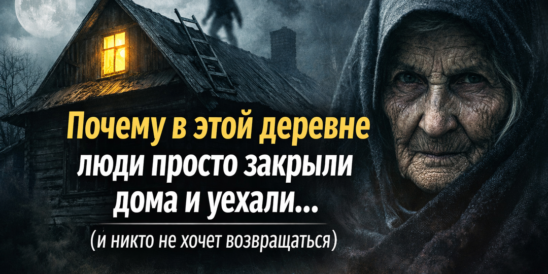 Почему в этой деревне люди просто закрыли дома и уехали… (и никто не хочет возвращаться)