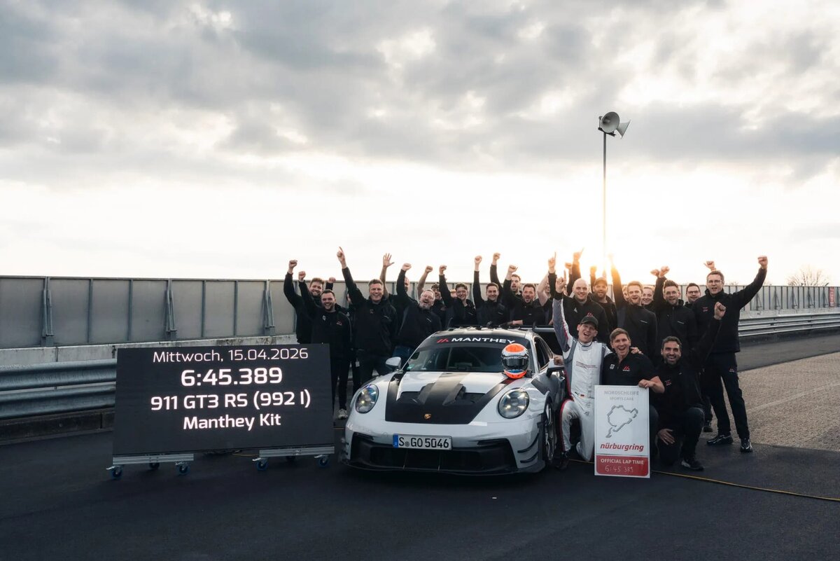    Porsche 911 GT3 RS с пакетом Manthey