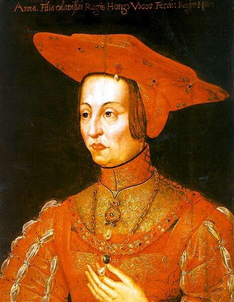 Художник, работавший в стиле Якоба Зейзенеггера «Портрет королевы Анны», 1540-е годы. Дуб. Размеры: 64х51 см. Инв. 7567. Музей изобразительных искусств, Будапешт. Фото картины взято из открытого источника.
